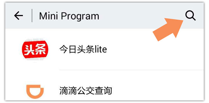 Wechat-app-search